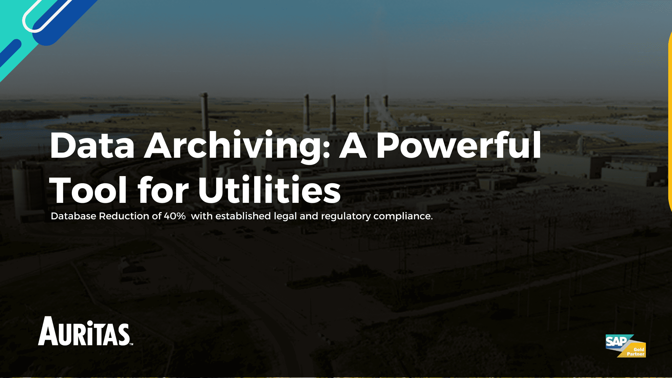 1 Data Archiving for Utilities: SaskPower