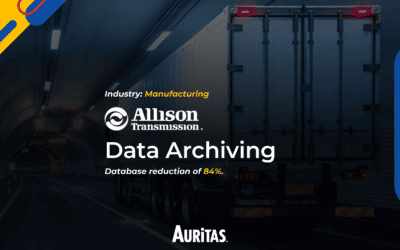 Case Study Covers 3 Data Archiving for Manufacturing: Allison Transmission