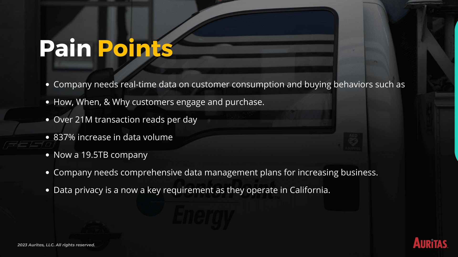 3 10 Volume Management for Utilities: CenterPoint Energy