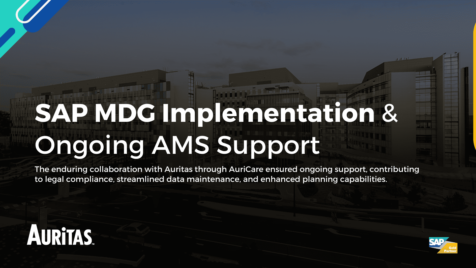 1 2 SAP MDG Implementation & Ongoing AMS Support: Queensland Health