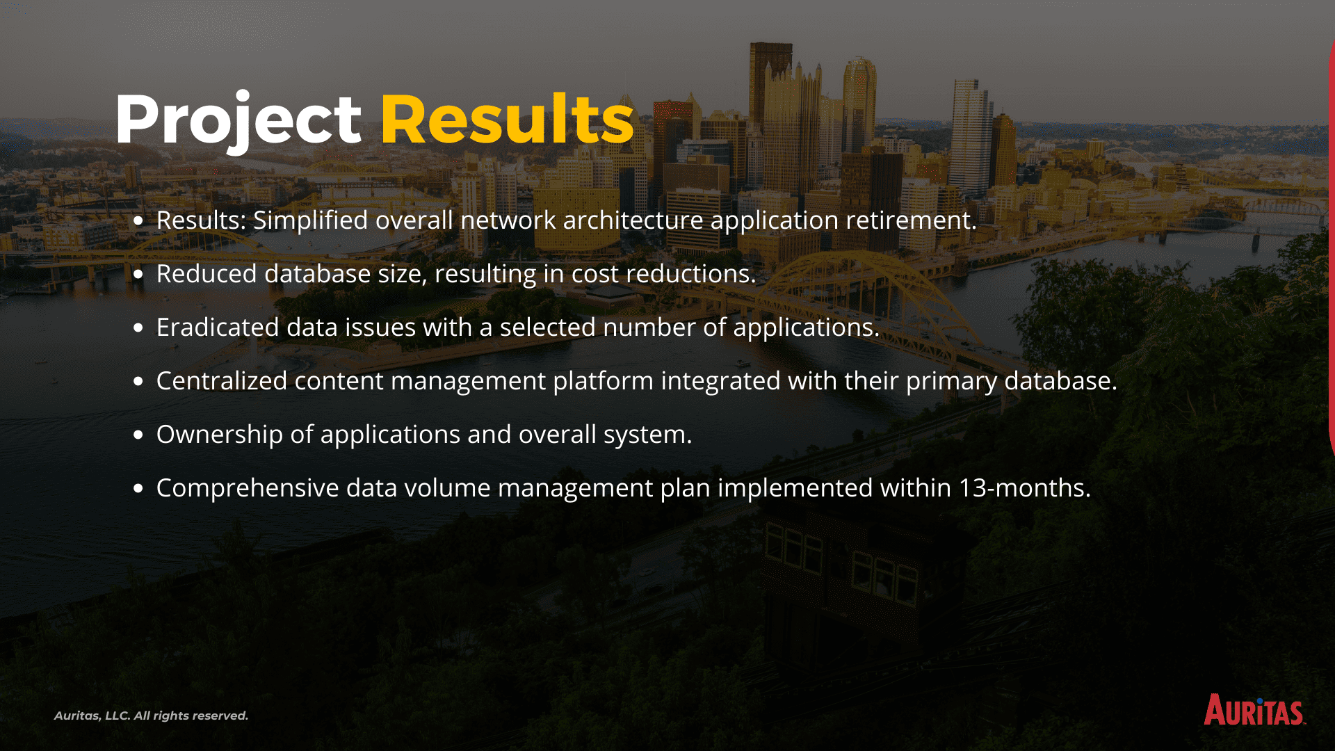 5 2 Streamlined IT Landscape with Data Volume Management: Commonwealth of Pennsylvania