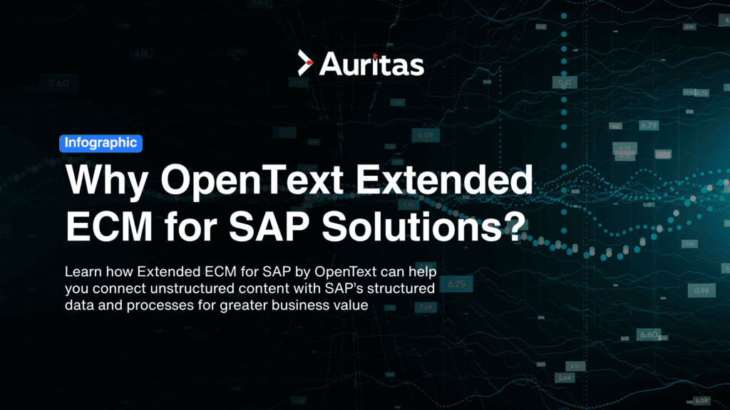 Why OpenText Extended ECM for SAP Solutions? Auritas LLC New Logo White Paper Covers 1920 x 1080 px Why OpenText Extended ECM for SAP Solutions?